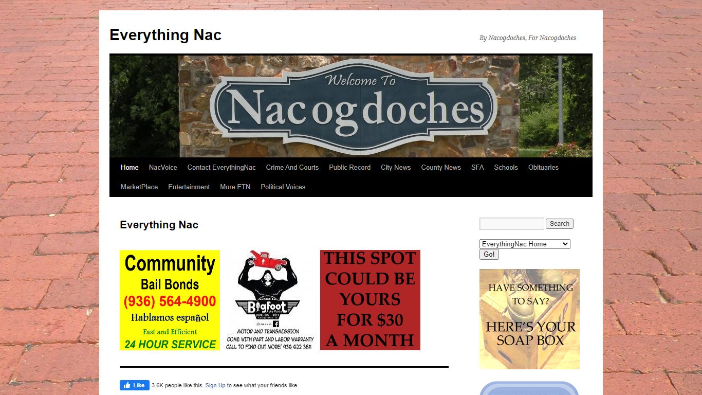 Everything Nac | By Nacogdoches, For Nacogdoches